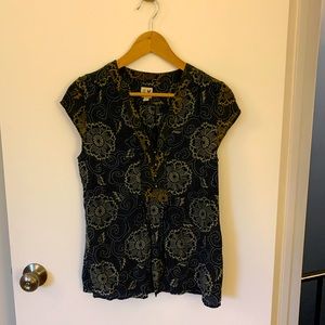 Silk edme & esyllte Anthropologie Blouse